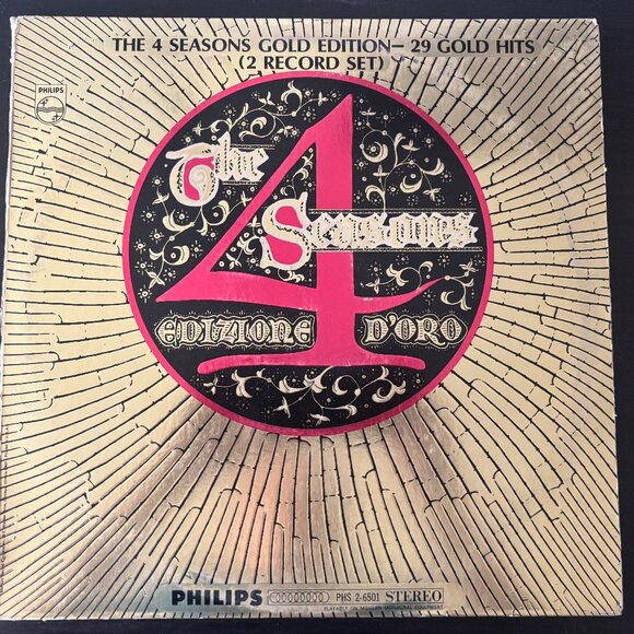 The 4 Seasons - Gold Edition - 29 Gold Hits - 2 Vinyl Record LP - Picture 1 of 2